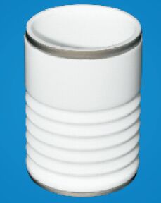 Anello ceramico metallizzato su misura con resistenza alla trazione > 20.000 psi e tasso di fuga di elio < 10-9 cc/sec