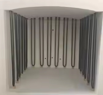 Elemento termico ad alta temperatura a 1800 °C a forma di U