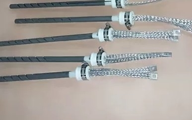 1625°C Doppia spirale SGR Tipo Sic Elemento di riscaldamento per vari forni