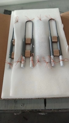 W U Tipo 1800°C MoSI2 Elemento di riscaldamento Air Heating Silicon Molybdenum Silicide Heater