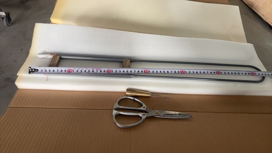 W U Tipo 1800°C MoSI2 Elemento di riscaldamento Air Heating Silicon Molybdenum Silicide Heater