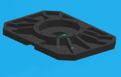 Scaffalature Sic in carburo di silicio come supporto per wafer per il processo di incisione Icp nell'industria a led
