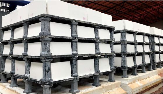 Parti in ceramica di corindono di alta purezza per forni industriali