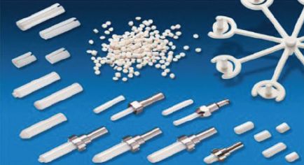 Serie di parti strutturali in ceramica