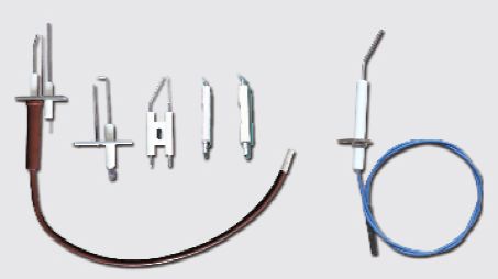 Serie di elettrodi di accensione per grill a gas