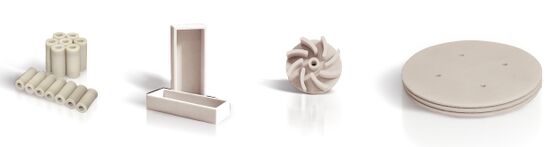 Parti strutturali in nitruro di alluminio