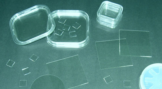 Wafer di vetro compreso vetro a calce sodata BK7 di Pyrex 7740 di Borofloat del wafer del quarzo della silice fusa
