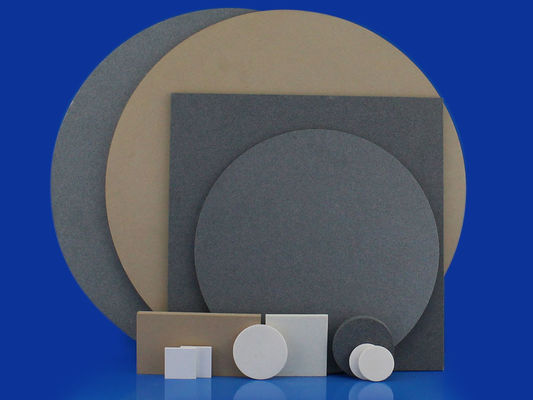 Il vuoto ceramico blocca i substrati nel mandrino permeabili ceramici dei cuscinetti di aria dei diffusori dei filtrante