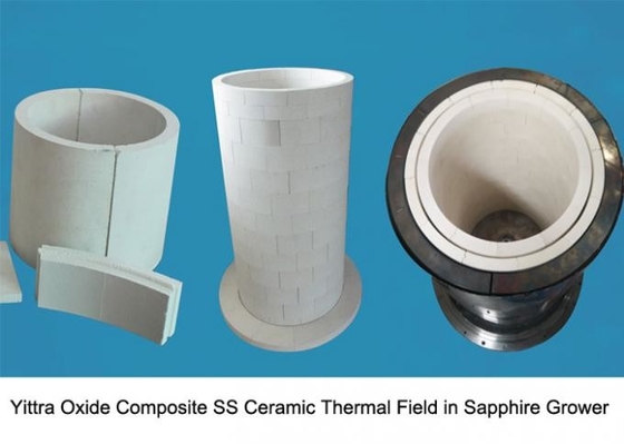Ceramica dell'ossido di zirconio dello schermo ZrO2 per Sapphire Crystal Growth By Kyropoulos Method