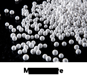 Diametro 4mm di Raschig Ring Alumina Catalyst Carrier CAS 21645-51-2