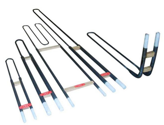 Elementi riscaldanti di elevata purezza Mosi2 1700C/elementi riscaldanti disiliciuro di 1800C Moly