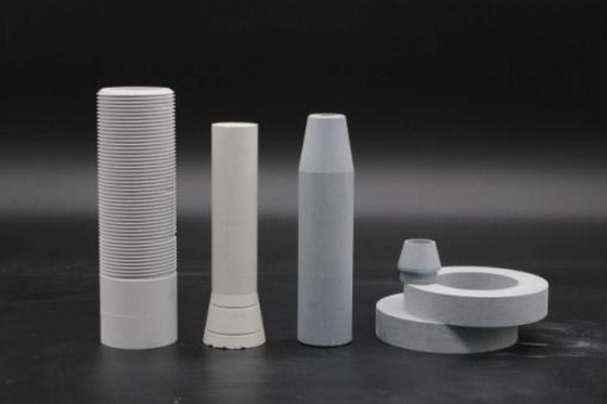 Hot Press BN Nitruro di boro Anelli in ceramica e tubi di cristallo Colata continua orizzontale